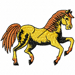 Horses Embroidery Design 11 Horses Embroidery Design 11